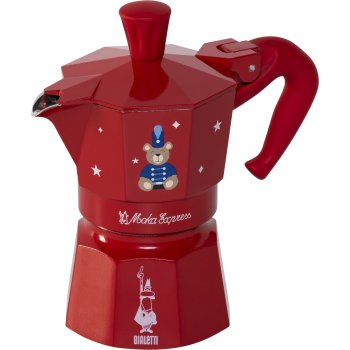 Bialetti Moka Express Joyful Memories kafijas automāts, 1 tase, sarkans