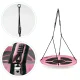 Bērnu dārza ligzdas šūpoles ECOTOYS 100cm 150kg, rozā