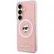 Чехол Karl Lagerfeld IML Repeated Choupette MagSafe для Galaxy S26 Plus, розовый