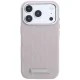 Чехол Karl Lagerfeld Grained Mono Resin Logo MagSafe для iPhone 17 / 18 Pro Max, розовый