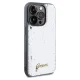Guess iPhone 14 Pro Case Sequin Script Metal, Silver