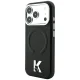 Чехол Karl Lagerfeld для iPhone 18 Pro / 17 Pro Grained Embossed Ring & Kameo MagSafe, черный