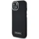 Karl Lagerfeld FW Metal Plate MagSafe Case for iPhone 15, Black
