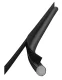 Under Door Draft Excluder, Black
