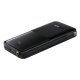 Baseus Bipow 2 10000 mAh 20 W powerbanka ar digitālo displeju un iebūvētu USB‑C kabeli — melna