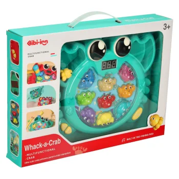Интерактивная игра 2в1 Стучалка и рыбалка Крабы Bibi-inn