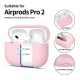 Tech-Protect Apple AirPods Pro 1 / 2 silikona maciņš, rozā