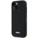 Dkny iPhone 15 / 14 / 13 vāciņš 3D Rubber Repeat Pattern, melns
