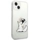 Karl Lagerfeld Choupette Fun vāciņš iPhone 14 Plus 6.7\" Transparent