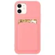 Силиконовый чехол Card Case для Samsung Galaxy A73 с карманом для карт,...
