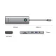 Orico PW11 dokstacija 9in1 USB-C PD 100W HDMI 4K 60Hz 2.5G RJ45 pelēka