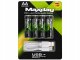 Аккумуляторные батарейки AA Li-Ion 1.5V 2200mWh с USB-C, 4 шт.