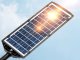 LED solar street light with remote, waterproof IP65, motion sensor