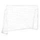 Futbola vārti ar tīklu 180x122 cm MultiGarden, balti