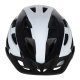 Ikonka Rallex Bicycle Helmet, Adjustable, Black/White, M (54-58 cm)