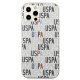 Apple iPhone 12 Pro Max 6.7\'\' US Polo Logo Mania Collection Case Cover (USHCP12LPCUSPA6), White | Telefona Maciņš...