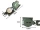 Professional Military Lensatic Compass, Metal Folding Body, Green