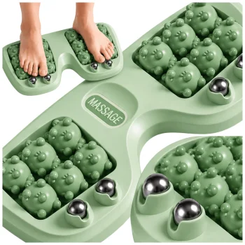 Foot Massager Roller with Metal Balls, Green