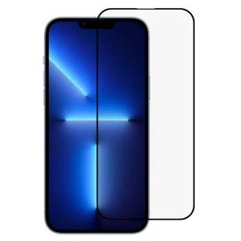 5D Защитное Стекло для Apple iPhone 16 6.1'', Черное Закруглённое (Tempered Glass)
