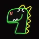 Неоновый ночник Динозавр Forever Light JURASSIC DINO FLNJ02 USB светильник на...