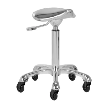 Gabbiano Fine Silver Roll Speed frizieru taburete, sudraba