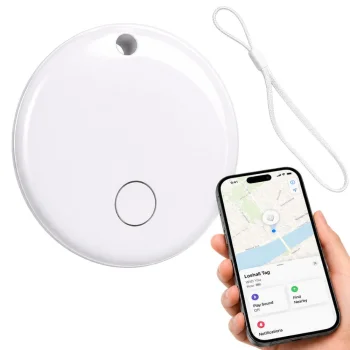 Bluetooth GPS-трекер для ключей и вещей, iOS FindMy, белый
