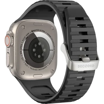 Силиконовый ремешок Decoded Ultra Traction для Apple Watch 49/45/44/42 мм, черный
