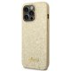 Guess Glitter Script vāciņš Apple iPhone 14 Pro zelta