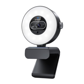 4K Tīmekļa kamera EMEET SmartCam S600L ar riņķa gaismu