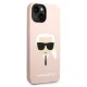 Karl Lagerfeld Silicone Karl\'s Head vāciņš iPhone 14 Plus, rozā