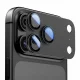 Tech-Protect iPhone 17 Pro kameras aizsargstikls Camfull Fit+, melns