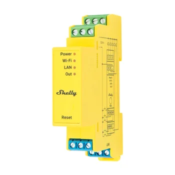 Viedais apgaismojuma kontrolieris Shelly Pro RGBWW PM 5-kanālu WiFi