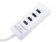 USB 3.0 Hub, 4 Ports, 5Gbps, White