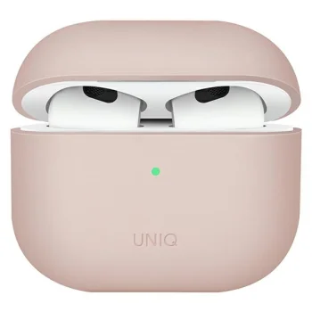 Apple Airpods 3 Gen. Uniq Etui Lino Case Cover, Pink