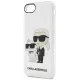 Karl Lagerfeld caurspīdīgs vāciņš iPhone 7/8/SE 2020/2022 KLHCI8HNKCTGT
