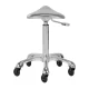 Gabbiano Fine Silver Roll Speed frizieru taburete, sudraba