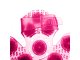 Manual Body Massager with 9 Metal Roller Balls, Pink