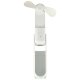 KX3075 Pārnēsājams mini ventilators ar ārējo akumulatoru, USB-C, balts
