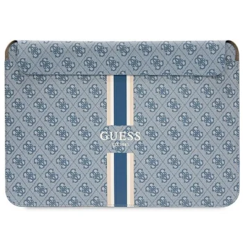 Чехол Guess 4G Printed Stripes для ноутбука до 16", синий