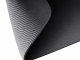 Premium Yoga and Pilates Exercise Mat with Carrying Strap 183cm, Black Grey