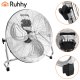 Ruhhy 50cm grīdas ventilators, 130W, metāla
