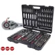 KS Tools CHROMEplus muciņu komplekts 1/4\", 3/8\", 1/2\", 195 gab.
