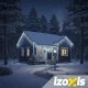 Уличная гирлянда сосульки Izoxis 26711, 300 LED 15 м, холодный белый