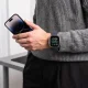Pulksteņa siksniņa Tech-Protect Silicone Line Apple Watch 44 / 45 / 46 / 49 mm, tumši zila