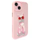 Чехол Nimmy Glasses Cool Cat для iPhone 15 — розовый