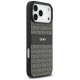 Чехол DKNY Repeat Texture Pattern с тональной полосой для iPhone 17 Pro Max — Черный