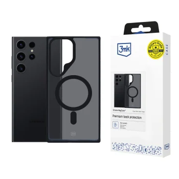 3mk Smoke MagCase for Samsung Galaxy S23 Ultra, Semi-Transparent
