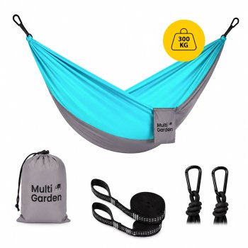 Одноместный садовый гамак MultiGarden 290x140 см, до 300 кг