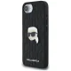 Karl Lagerfeld Monogram Karl Head Pin vāciņš iPhone 16e, melns