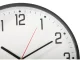 Sienas pulkstenis liels kluss 30cm apaļš rādītājs datums temperatūra koksne | Wall clock large silent round...